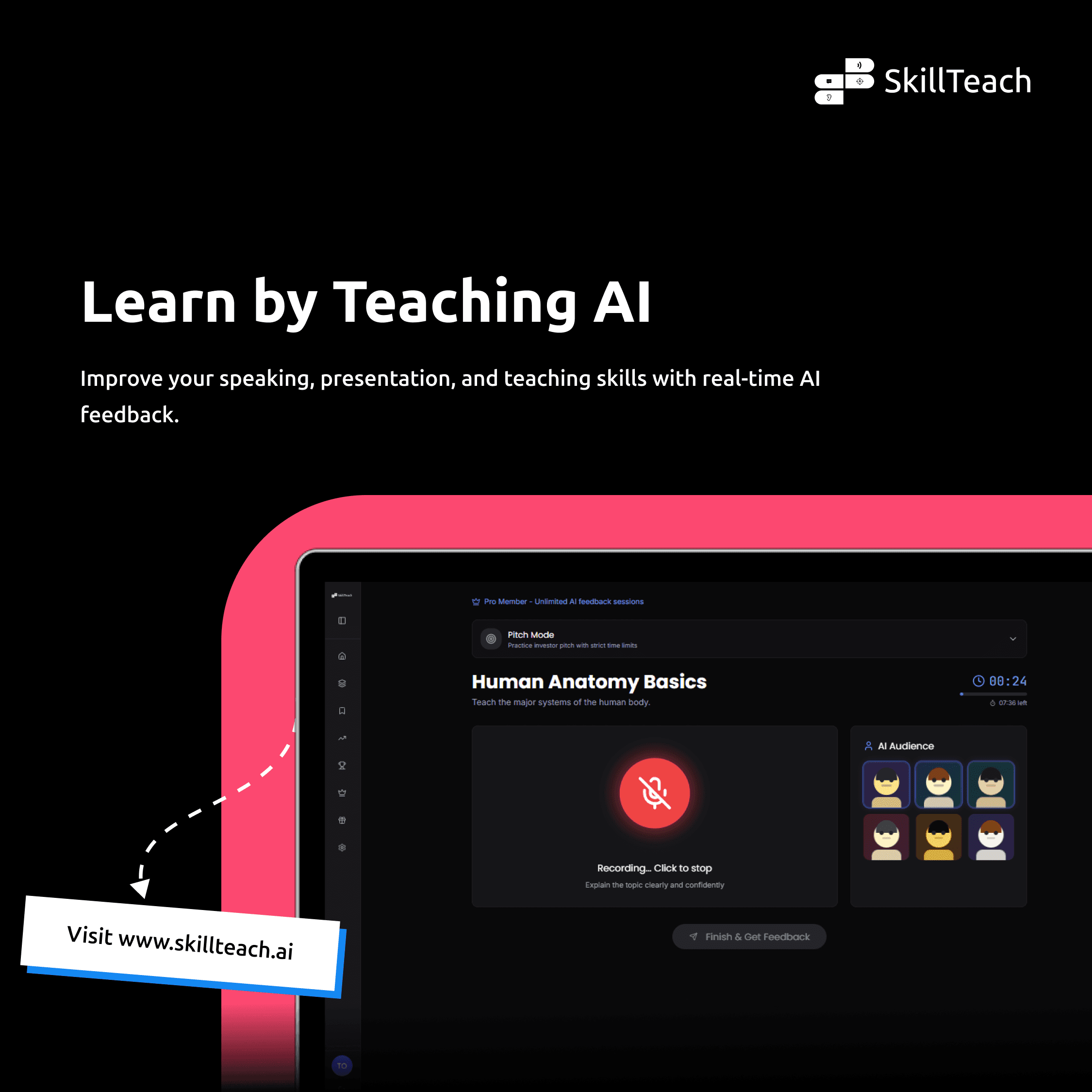 SkillTeach – AI-Powered Public Speaking & Interview Practice Platform